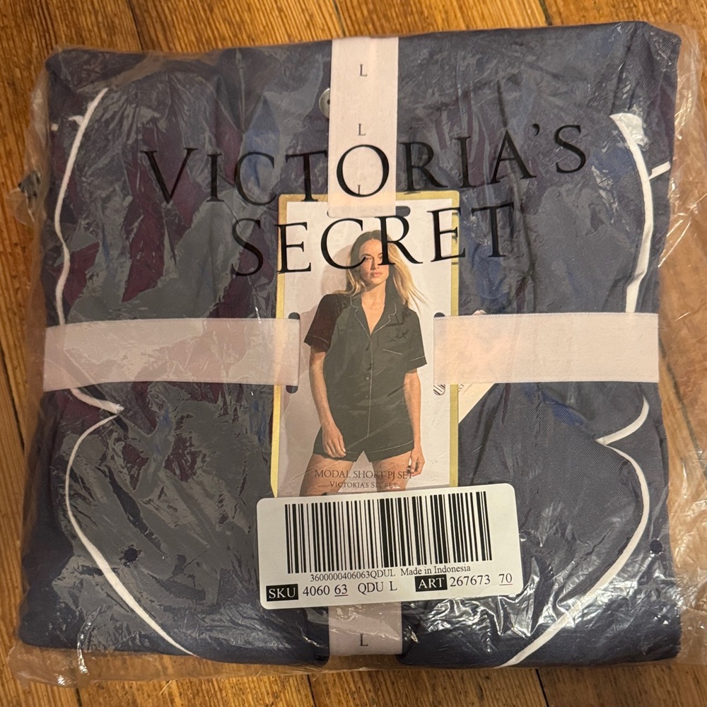 Victoria's Secret Midnight Blue Pajama Set
